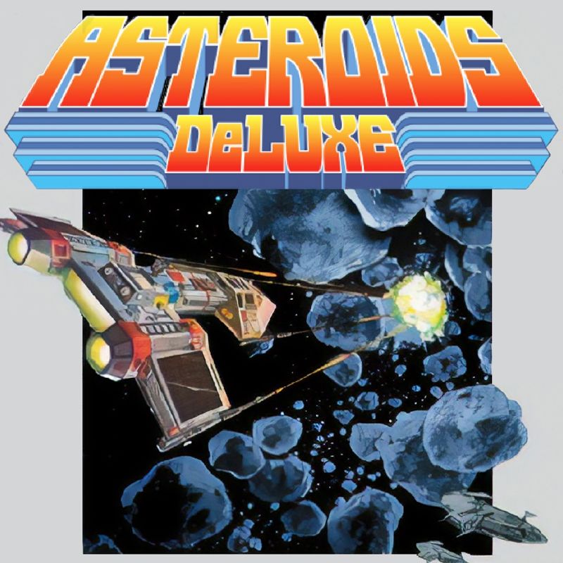 Asteroids Deluxe box art for Atari 7800